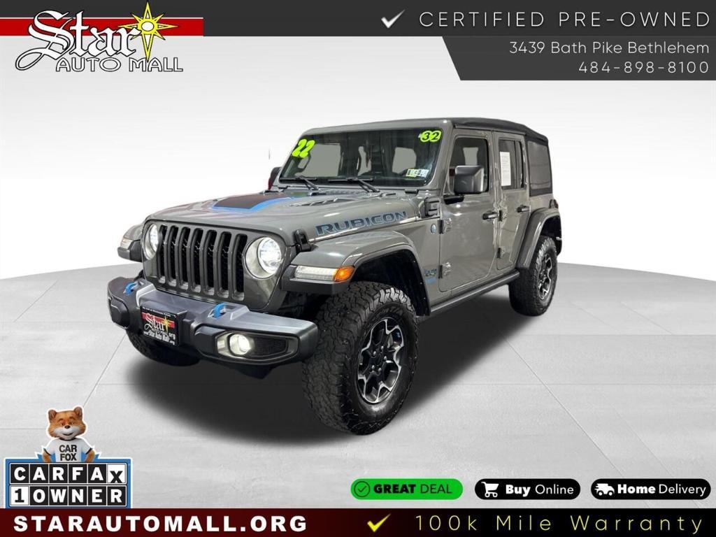 used 2022 Jeep Wrangler Unlimited 4xe car, priced at $35,777