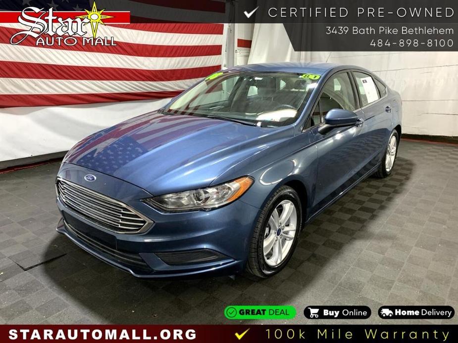 used 2018 Ford Fusion car, priced at $13,655