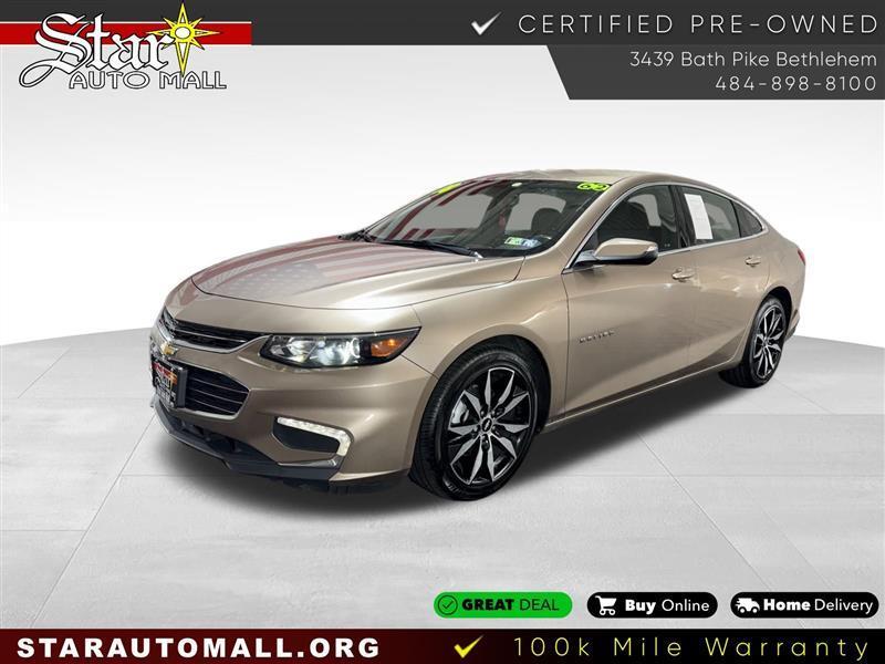 used 2018 Chevrolet Malibu car, priced at $14,233