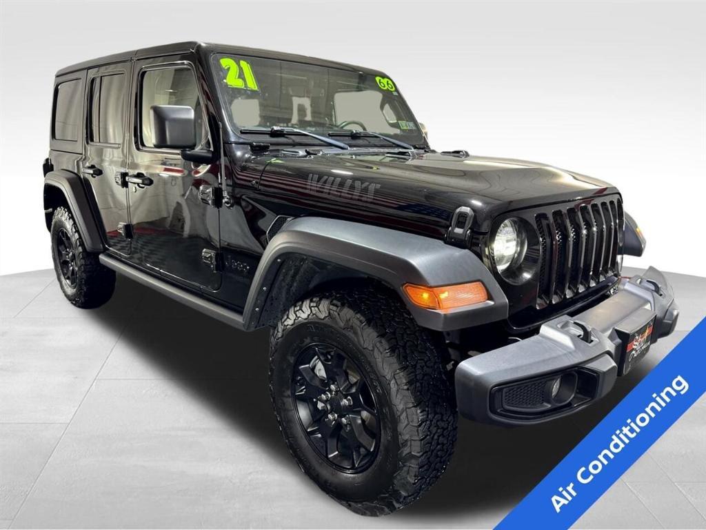 used 2021 Jeep Wrangler Unlimited car, priced at $26,995