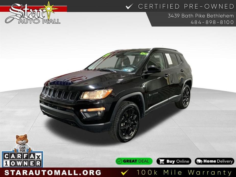 used 2021 Jeep Compass car, priced at $18,977