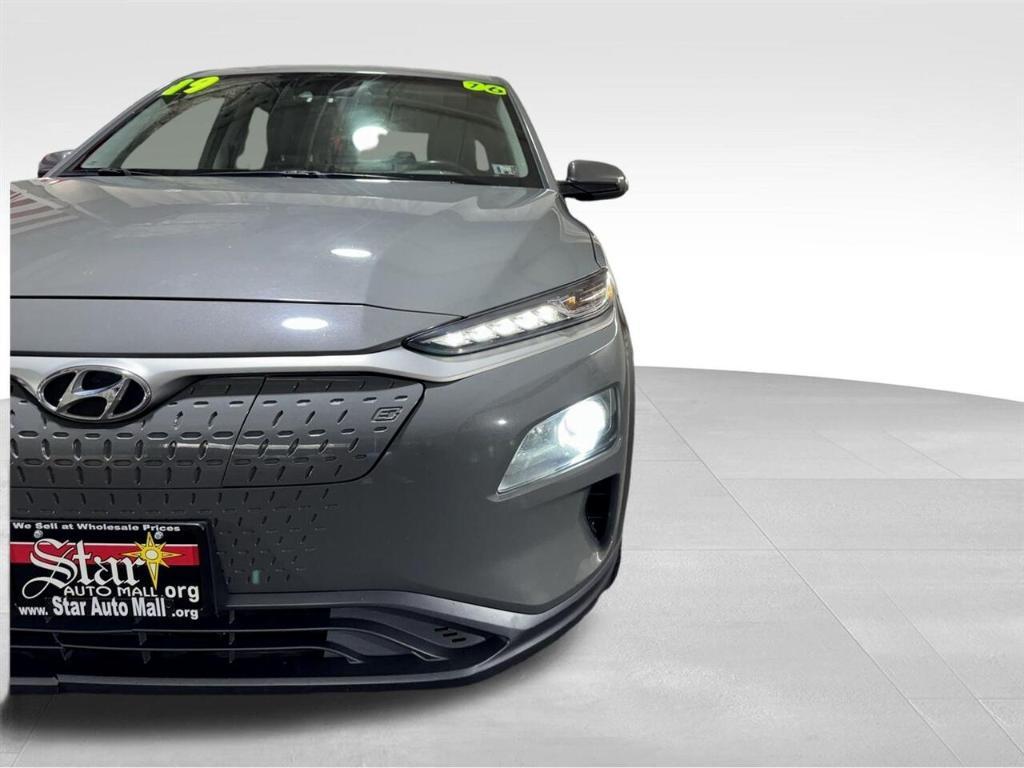 used 2019 Hyundai Kona EV car, priced at $10,955