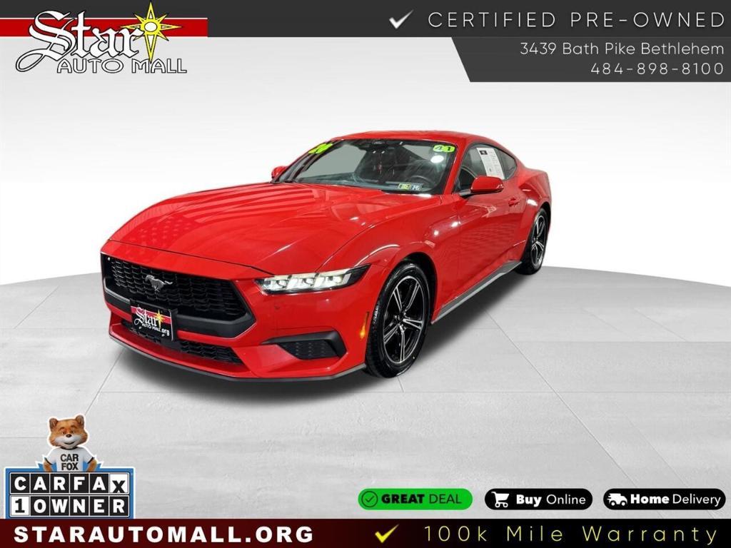 used 2024 Ford Mustang car, priced at $26,977