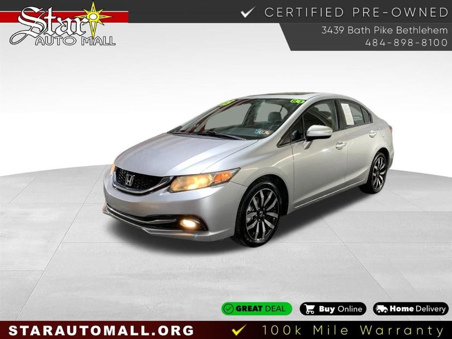 used 2015 Honda Civic car, priced at $14,855