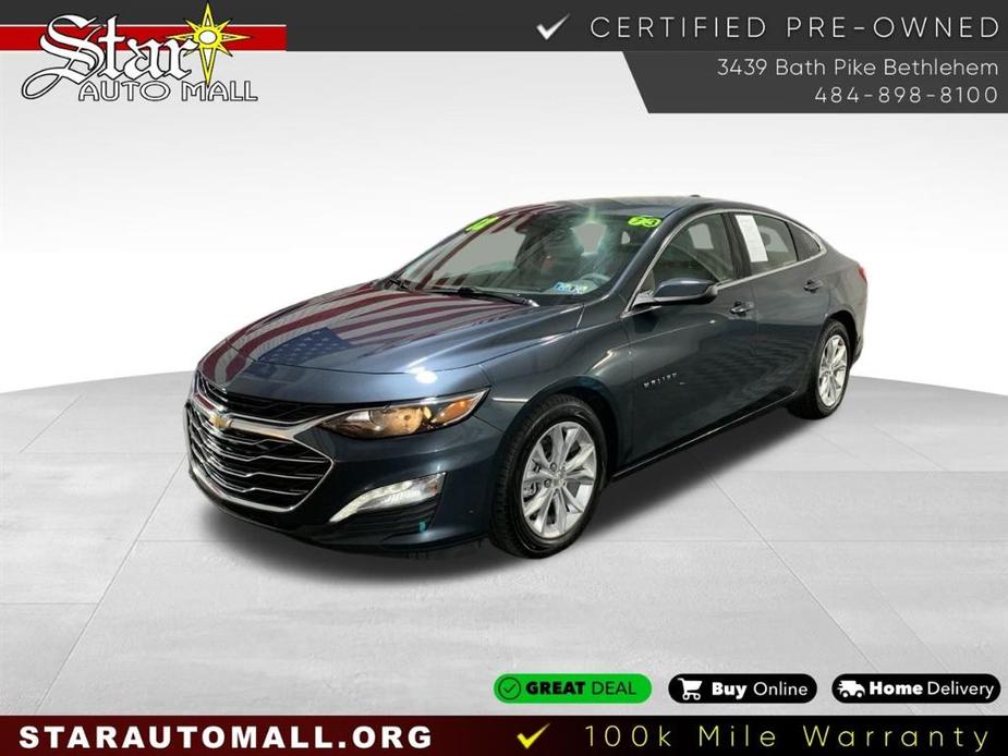 used 2021 Chevrolet Malibu car, priced at $15,955