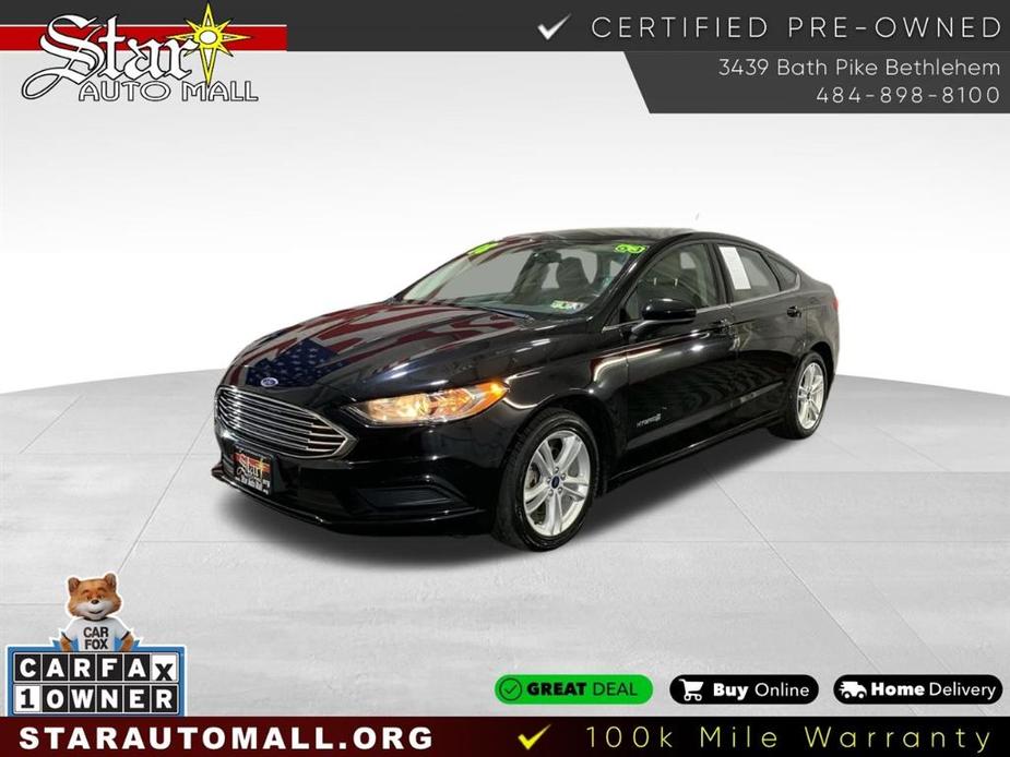 used 2018 Ford Fusion Hybrid car, priced at $14,977