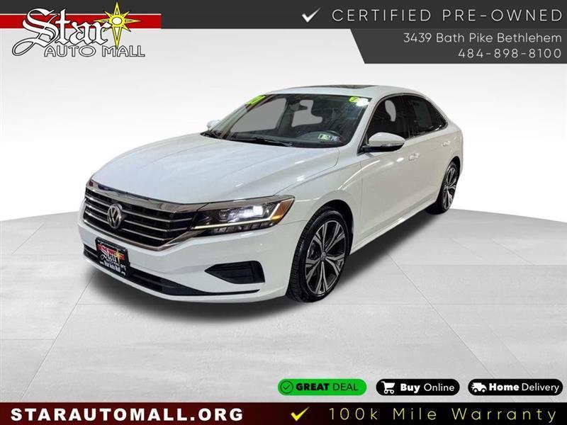 used 2021 Volkswagen Passat car, priced at $15,877