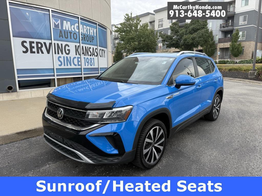 used 2022 Volkswagen Taos car, priced at $16,300