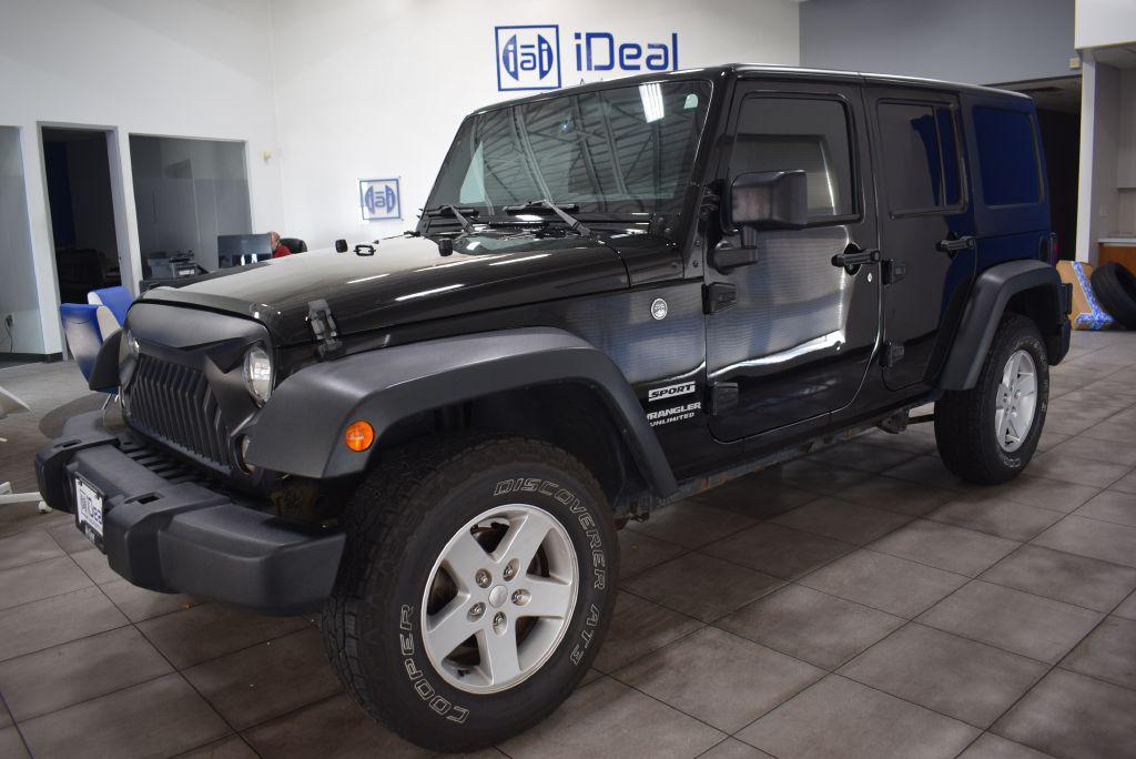 used 2016 Jeep Wrangler Unlimited car, priced at $13,972