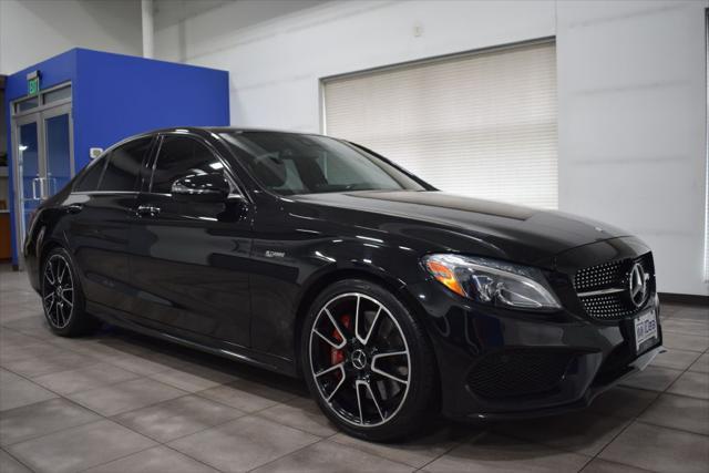 used 2017 Mercedes-Benz AMG C 43 car, priced at $23,921