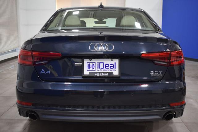 used 2017 Audi A4 car, priced at $19,300