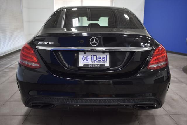 used 2018 Mercedes-Benz AMG C 43 car, priced at $27,563