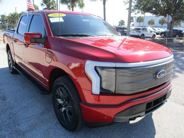 used 2023 Ford F-150 Lightning car, priced at $52,995