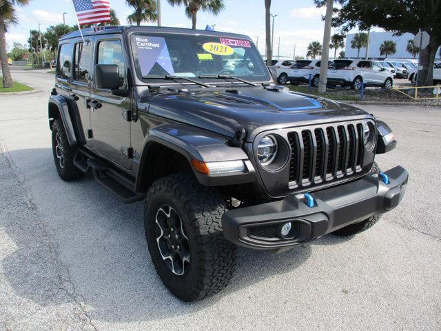 used 2021 Jeep Wrangler Unlimited car, priced at $37,695