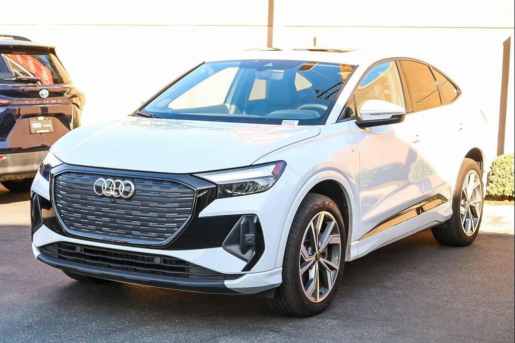 used 2024 Audi Q4 e-tron Sportback car, priced at $30,987