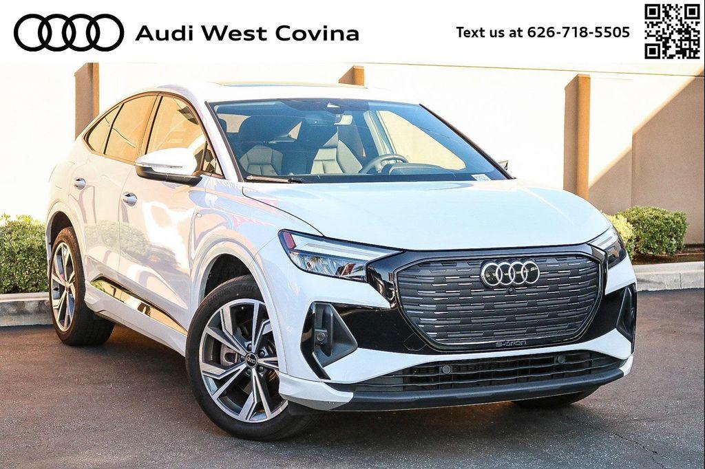 used 2024 Audi Q4 e-tron Sportback car, priced at $30,987