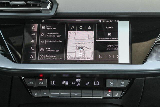 new 2025 Audi A3 car, priced at $46,335
