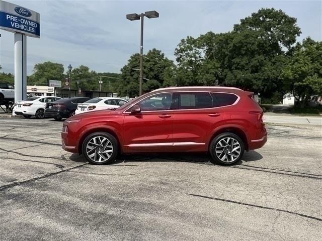 used 2021 Hyundai Santa Fe car, priced at $25,445