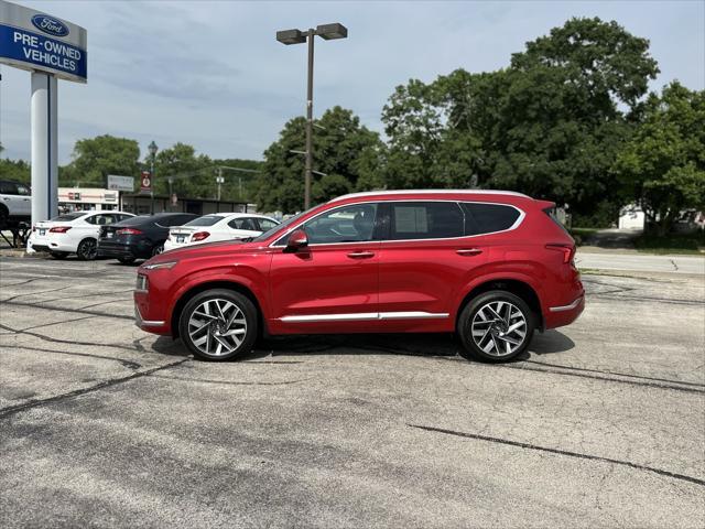 used 2021 Hyundai Santa Fe car, priced at $25,996