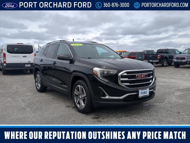 used 2021 GMC Terrain car, priced at $22,981