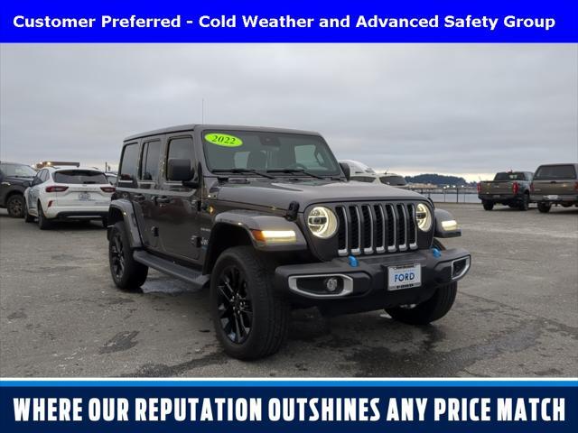 used 2022 Jeep Wrangler Unlimited 4xe car, priced at $31,881