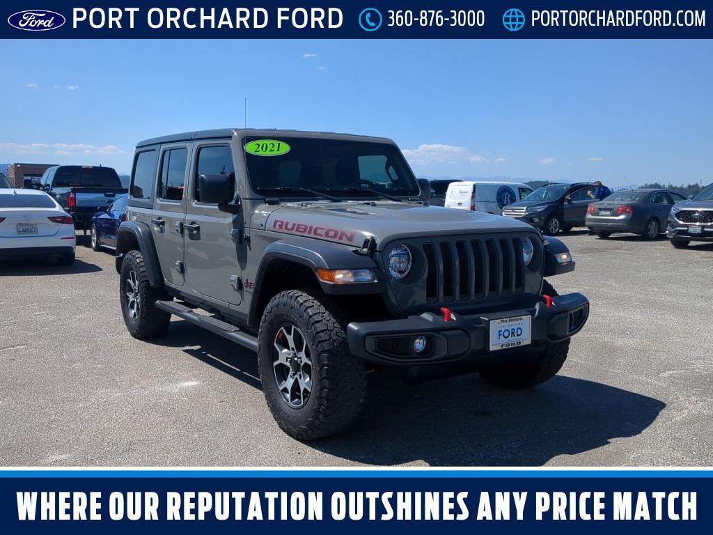 used 2021 Jeep Wrangler Unlimited car, priced at $37,381