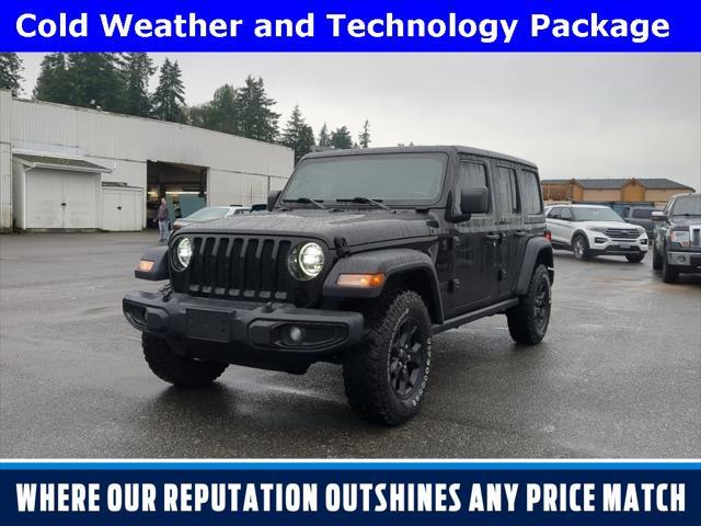 used 2021 Jeep Wrangler car, priced at $30,281