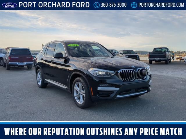 used 2021 BMW X3 car, priced at $27,681