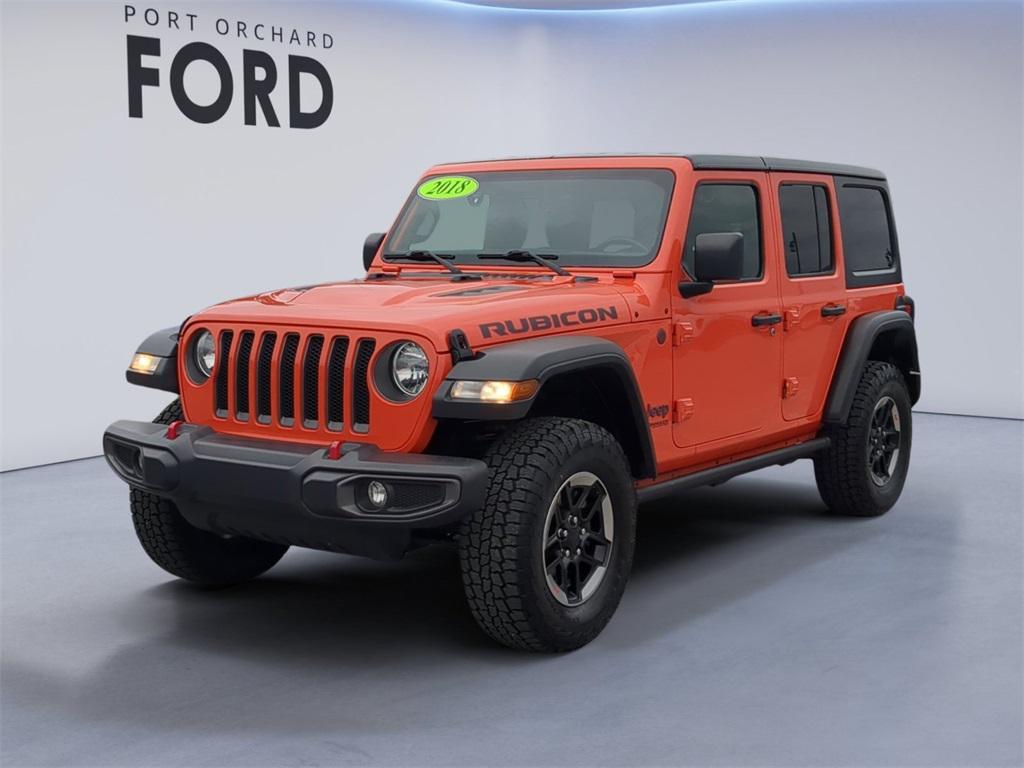 used 2018 Jeep Wrangler Unlimited car, priced at $26,181