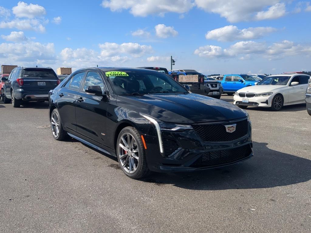 used 2022 Cadillac CT4-V car, priced at $37,481