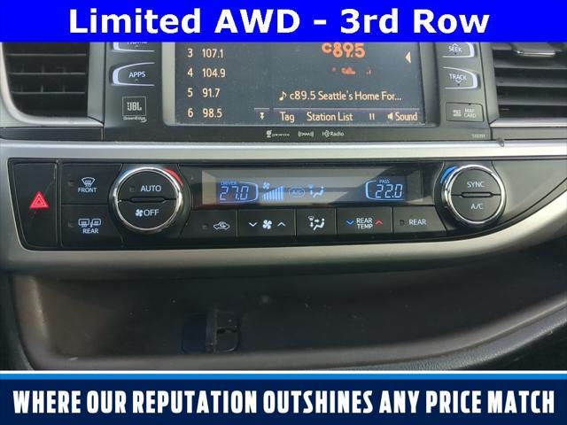 used 2019 Toyota Highlander car, priced at $32,881