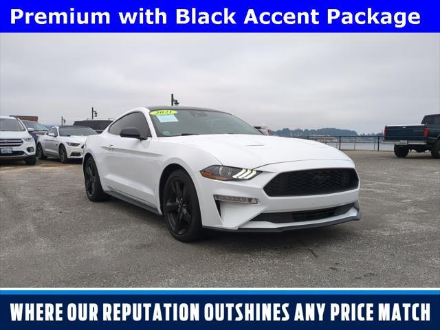 used 2021 Ford Mustang car, priced at $26,281