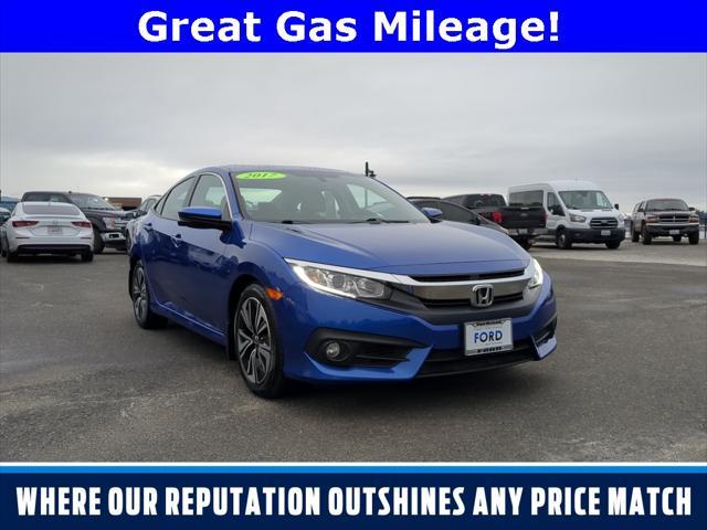 used 2017 Honda Civic car, priced at $19,681