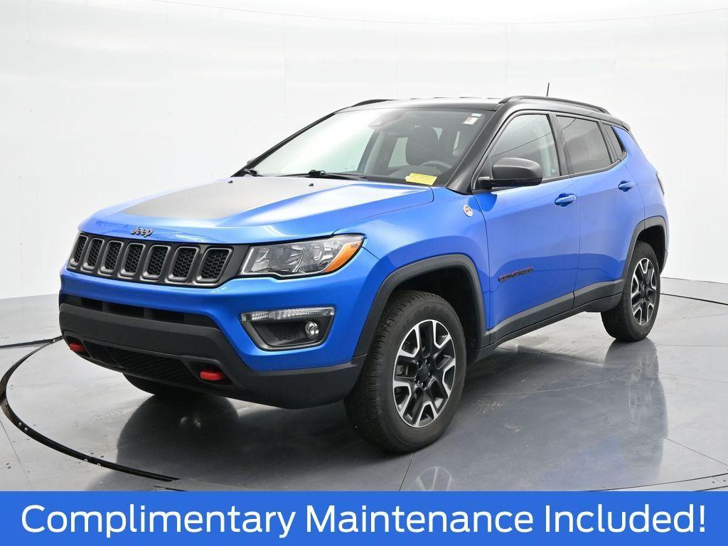 used 2021 Jeep Compass car, priced at $21,387