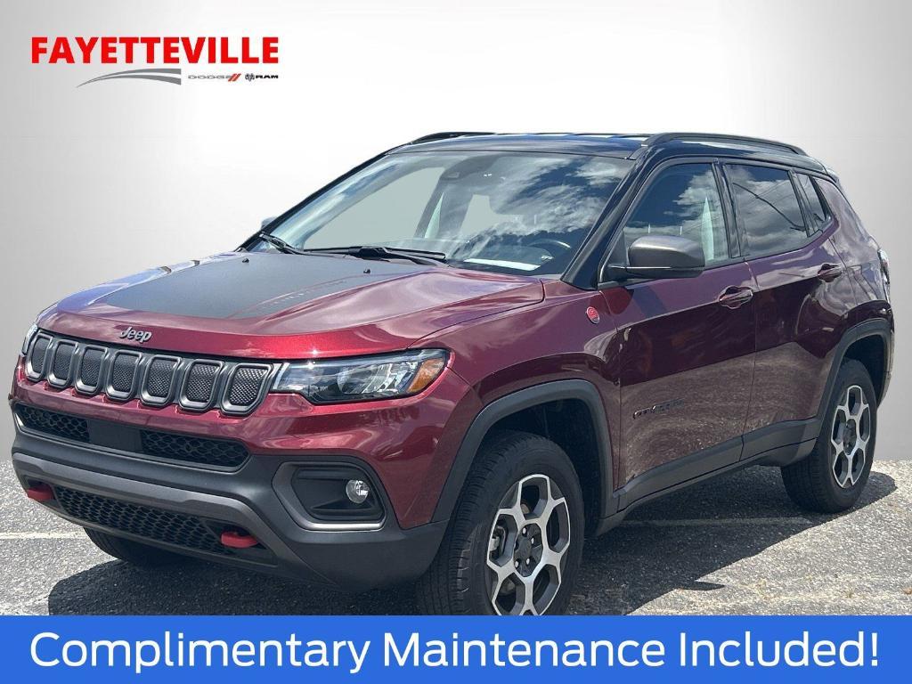 used 2022 Jeep Compass car, priced at $23,030