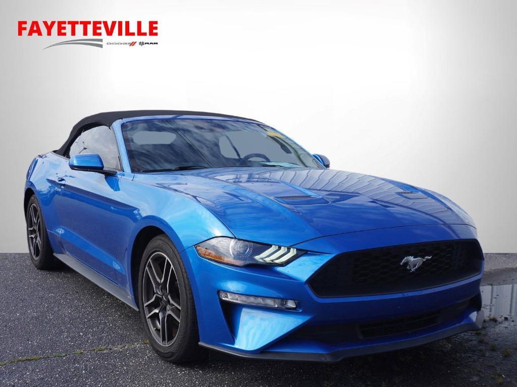 used 2021 Ford Mustang car, priced at $18,318