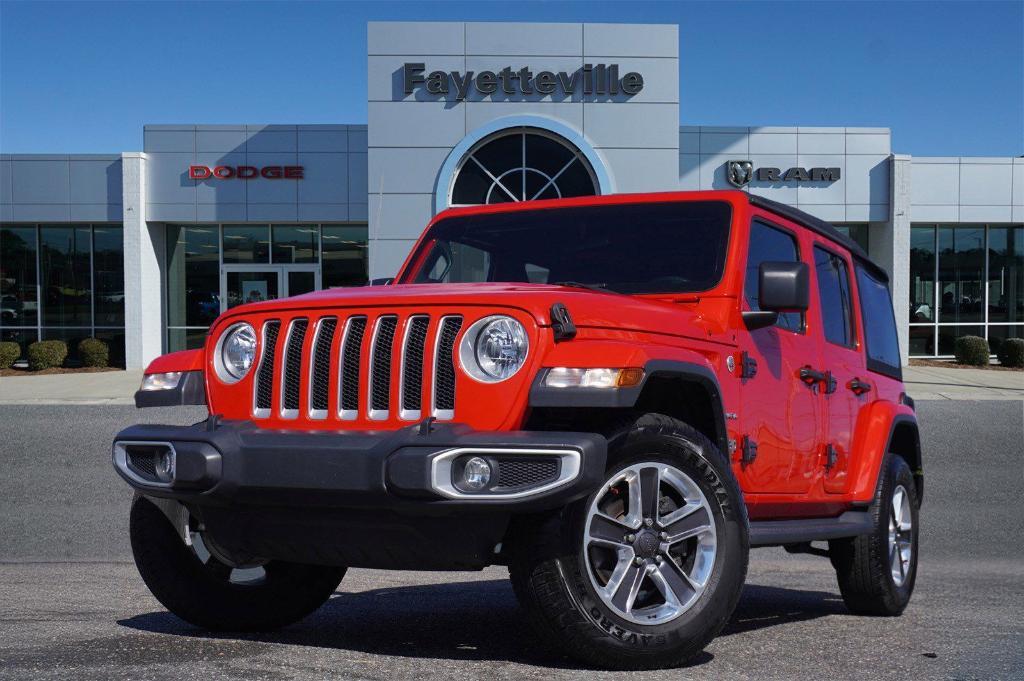 used 2021 Jeep Wrangler Unlimited car, priced at $29,351