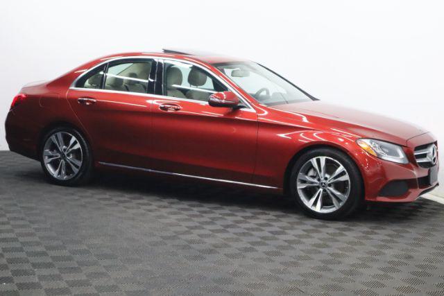 used 2018 Mercedes-Benz C-Class car, priced at $19,500