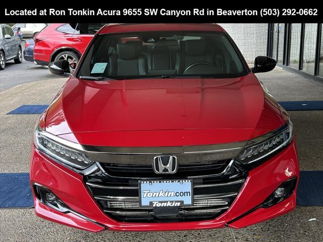 used 2021 Honda Accord car, priced at $25,495