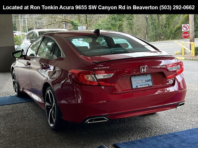 used 2021 Honda Accord car, priced at $25,495