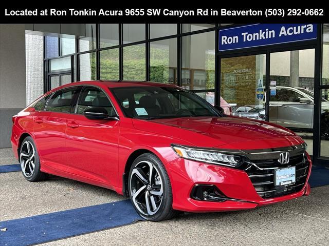 used 2021 Honda Accord car, priced at $25,495