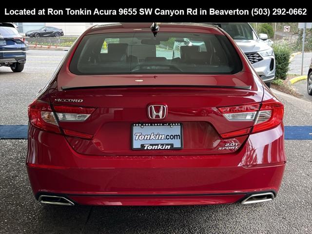 used 2021 Honda Accord car, priced at $25,495