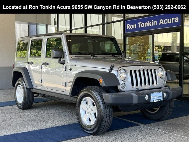 used 2018 Jeep Wrangler JK Unlimited car, priced at $25,995