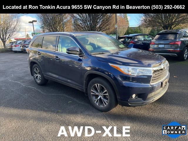 used 2016 Toyota Highlander car, priced at $18,995