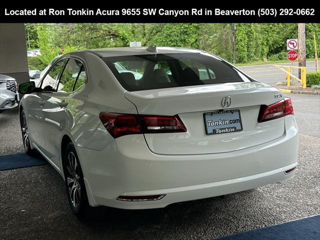 used 2016 Acura TLX car, priced at $14,995