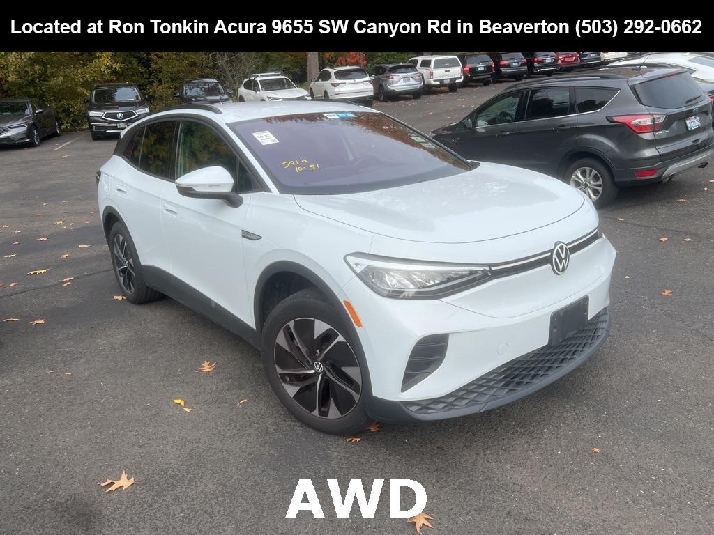 used 2022 Volkswagen ID.4 car, priced at $19,995