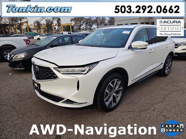 used 2023 Acura MDX car, priced at $49,995