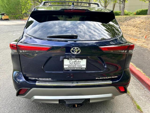 used 2021 Toyota Highlander car, priced at $42,995