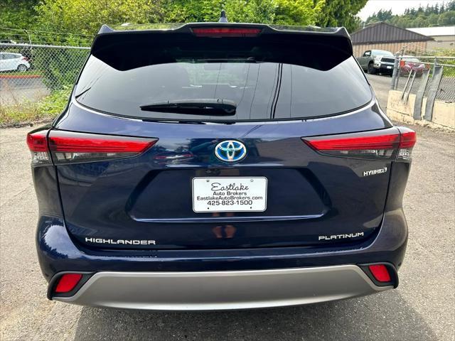 used 2021 Toyota Highlander Hybrid car, priced at $37,950