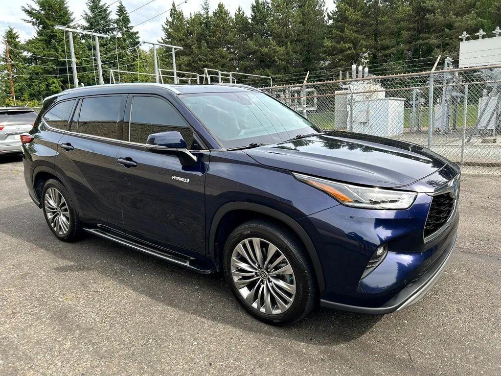 used 2021 Toyota Highlander Hybrid car, priced at $37,950
